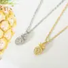Collar con Colgante de Piña Incrustada con Circonita de la Serie de Frutas Luochen, Joyería Divertida y Peculiar de Diseño de Nicho, Cadena para Clavícula Personalizada