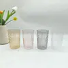 Taza de Plástico Engrosada, Taza de Cerveza, Taza de Agua, Color de Alta Gama, Popular en Amazon de Alto Valor Tallado Retro Uso Doméstico