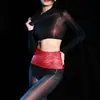 Medias de una pieza sexys de encaje en la cintura con brillo aceitoso, que cubren el pecho, exponen la cintura, talla grande, cinco dedos, sedosas y lisas, body brillante con entrepierna abierta