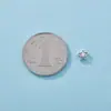 Cuentas Espaciadoras de Estrella de Cinco Puntas Lindas Estilo Ins Plata de Ley S925 Cuentas de Estrella Sueltas Hilo para Abalorios DIY Accesorios de Joyería de Plata