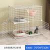 DIY Combinación Libre Pieza Mágica Ensamblada Jaula para Mascotas Valla de Aislamiento Jaula para Gatos Jaula para Perros Jaula para Conejos Alambre de Púas Resina