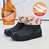 Zapatos de lluvia de venta caliente transfronterizos para mujer, caña corta, para exteriores, zapatos de agua, cálidos, antideslizantes, botas de lluvia, botas impermeables, zapatos de goma, cubrebotas, venta al por mayor