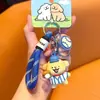 Línea Deportiva Llavero Cachorro Colgante para Mochila de Béisbol Llavero Lindo Colgante Sanador Colgante de Perro para Pareja