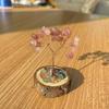 Adornos de grava de cristal natural para árbol de la riqueza, base de tronco ecológica, decoración para el hogar y el coche.