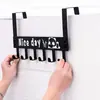 Colgador de Puerta sin Taladro, sin Rastro, con 6 Ganchos para Colgar Ropa, Ganchos para Abrigos, Colgador de Puerta Montado en Pared de Oso Panda de Dibujos Animados