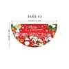 Bandera colgante de Navidad nueva transfronteriza de Amazon Bandera semicircular Bandera en forma de abanico Bandera de forma especial Decoración de barandilla para fiesta de Halloween