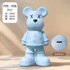 Cofrinho Urso Violento, uma peça decorativa de chão para a sala ao lado da TV, só permite a entrada de dinheiro, não a saída, um presente luxuoso e de alta qualidade para uma casa nova