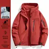 Chaqueta de Montañismo 3 en 1 a Prueba de Viento para Mujer Woodpecker Azul, Nuevo Modelo Primavera y Otoño 2025 para Tallas Pequeñas