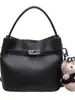 Bolso Pequeño Retro Transfronterizo para Mujer Otoño e Invierno 2025 Nuevo Bolso Versátil de Hombro Cruzado Estilo Popular Caliente Bolso Portátil Tipo Cubo