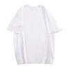 Camiseta de Manga Corta Lisa de Algodón Puro 100% para Mujer, Estilo Nuevo Primavera/Verano 2026, Corte Holgado, Hombros Caídos