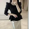 Elegante y Lujoso Top para Mujer con Detalles de Perlas, Nuevo Estilo Otoño 2026, Exquisita y Sofisticada Blusa de Manga Larga