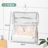 Bolsa de Suspensão Transparente para Banheiro A5L Bolsa de Armazenamento Impermeável de Suspensão Saco de Pendurar na Parede do Banheiro Organização de Roupas Íntimas
