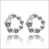 Pendientes de diamantes de circonita con estrella dulce personalizados a la moda, pendientes geométricos, pendientes de estrella de la suerte Mori Girls, accesorios para las orejas