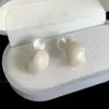 Brincos de Primavera Dopamina Coloridos Feijão Doce Tarraxas Únicos Lindo Brincos Simples para o Dia a Dia Gota de Óleo Presilhas de Orelha Sem Furo