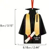 Temu Transfronterizo Más Vendido Temporada de Graduación Uniforme Doctoral Acrílico Plano Colgante Decorativo Creativo
