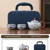 Chan Zhi Lian Ru Kiln Conjunto de Chá Gongfu Xícaras de Chá Presente Prático de Alta Qualidade para Líderes Clientes Lembrança Presente Personalizado