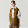Otoño/Invierno 2026 Nuevo Chaleco Versátil de Cuadros con Cremallera Suéter de Cachemira a Cuadros Tejido Suéter Tejido para Mujer