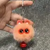 Chaveiro de Elfo de Pelúcia Colorido em Alta no Tiktok Fofo Desenho Animado Bola de Carvão Boneca Pingente Acessório de Bolsa para Mulheres