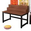 Mesa de Incenso para Uso Doméstico, Nova Mesa de Oferenda de Incenso Estilo Chinês Moderno para Sala de Estar, Mesa de Oferenda Econômica de Três Camadas para Salão do Altar Budista