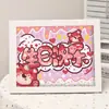 Pintura de Diamantes para Niños al por Mayor Pintura de Pegar Pegatinas de Diamantes con Marco de Fotos Paquete de Materiales Hechos a Mano DIY Mampostería Completa de Diamantes de Dibujos Animados