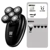 Afeitadora eléctrica para hombre, recortador de barba, rasuradora eléctrica, aparato de cuidado personal ultralimpio, cortapelos blanqueador, modelo transfronterizo