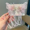 Set de Tocado para Niños de Estilo Chino Horquilla Dinastía Han para Niñas Horquilla de Estilo Antiguo Sacudida Paso Súper Hada Borla Mariposa Accesorios para el Cabello