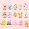 Accesorios DIY de Resina Animalitos Lindos de Dibujos Animados Pegamento de Crema Parche para Funda de Teléfono Móvil Accesorios para el Cabello de Niños Decoración de Imán para Refrigerador