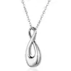 Colgante de Acero Inoxidable Europeo y Americano de Figura de Ocho Transfronterizo Que Se Puede Abrir, Anillo Mobius Cenizas Amor Eterno Colgante de Amor