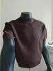 2026 Nuevo Estilo Old Money de Punto Canalé de Cuello Alto Medio de Manga Corta para Hombre Ajustado Versátil Camiseta de Verano Top para Hombre