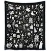 Manta para colorear DIY transfronteriza más vendida para niños de Halloween, una actividad divertida para que padres e hijos creen y pinten juntos