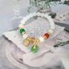 Pulsera de Ópalo Mariposa para Mujer de Nicho de Lujo Ligero de Alta Gama con Cuentas de Cristal al por Mayor Colgante Accesorios Yiwu Nuevo