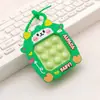 1603 # Colgante de Alivio del Estrés de Presionar y Jugar, Juego Infantil de Whack-A-Mole, Juguete Divertido, Decoración para Mochila, Pequeño Regalo