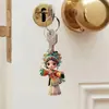 Pingente Huadan Ópera Chinesa de Pequim Ornamento de Personagem de Ópera em Acrílico Chaveiro de Decoração de Teatro Pingente Tendência Chinesa Em Estoque