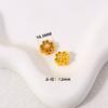 Antiguas cuentas de trébol de cuatro hojas huecas de oro tonto pulsera de tesoro múltiple material diy pulsera de estilo nacional collar accesorios con cuentas