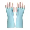 Guantes de Lavado de Platos de Látex de Tendón de Res Impermeables Resistentes al Desgaste Guantes de Goma Caseros Especiales para Cocina de Mujer Guantes de Protección Laboral para Limpieza