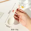 Colher Cerâmica Fofa de Cabo Longo, Colher de Sobremesa e Aveia Criativa e Esteticamente Agradável, Colher de Alimentação Doméstica para Bebês, Colher de Sopa