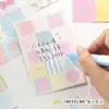 Infeel.Me Time Stitch Series Papel de Escrita Bloco de Notas Adesivas Livro Estilo ins Estilo Coreano Base para Colagem de Diário Papel