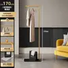Y & h Perchero de Piso para Dormitorio Simple Estante para Ropa No Ocupa Espacio en Casa Habitación Interior Perchero para Ropa Abrigos Pequeño