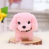 Lindo perro de peluche eléctrico, mascota artificial digital que ladra y mueve la cola, conejito de juguete para niños.