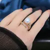 Accesorios DIY Anillo de Plata de Ley S925 Elegante Bicolor con Montura para Perla, Montura de Anillo Hecha a Mano Producto Semiacabado 8-11