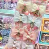 Presilha de Cabelo Infantil com Laço de Renda Perolada, Bolinhas, Pera, Desenho Animado Fofo Estilo Coreano, Presilha Doce de Princesa para Franja, Grampo