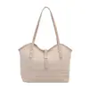 Bolsa Tote de Grande Capacidade Nova Casual para o Trabalho Férias na Praia Bolsa de Ombro Estilo Coreano Tecida Moda Versátil Bolsa de Ombro Único