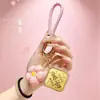 Colgante Dorado, Feliz Cumpleaños, Hazte Rico, Ponte Guapa, Llavero de Nuevo Estilo, Colgante para Bolsa de Teléfono Móvil, Accesorio Pequeño, Color Dorado