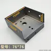 Base de Coluna de Solário Suporte de Ângulo Fábrica Suporte de Ângulo de Pé de Coluna de Tubo Quadrado Fixador de Base Universal de Liga de Alumínio para Tubo Quadrado