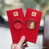 Oro Puro 999 Princesa, ¡Por Favor Hazte Rica! Nuevo Estilo Sobre Rojo Pegatina para Teléfono Regalo para Reunión Anual de la Empresa Contrato