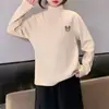 Ropa Infantil, Camisetas Térmicas para Niños, Estilos Otoño e Invierno, Estampadas, Elegantes, Ropa Interior Cálida, Tops de Terciopelo Térmico de Cuello Medio-Alto para Niñas Mayores