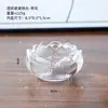 Suporte de Vela Flor de Lótus de Vidro Cristalino Simples Nórdico Confissão Romântica Presente de Casamento Decoração de Casa com Velas Ornamentos