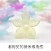 Flor de Bauhinia de Cinco Pétalos Degradado Bicolor Mate Pulsera DIY Cadena para Teléfono Colgante para Coche Accesorios de Joyería con Cuentas Venta al por Mayor