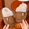 Chinelos de algodão infantis estilo pai e filho para meninos e meninas, superfície de couro impermeável, chinelos de algodão para casa para casais e família, dropshipping