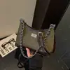 Bolso de cadena de moda 2026 Otoño nueva llegada nicho estilo coreano un solo hombro bandolera alto valor estético moderno elegante bolso cuadrado
